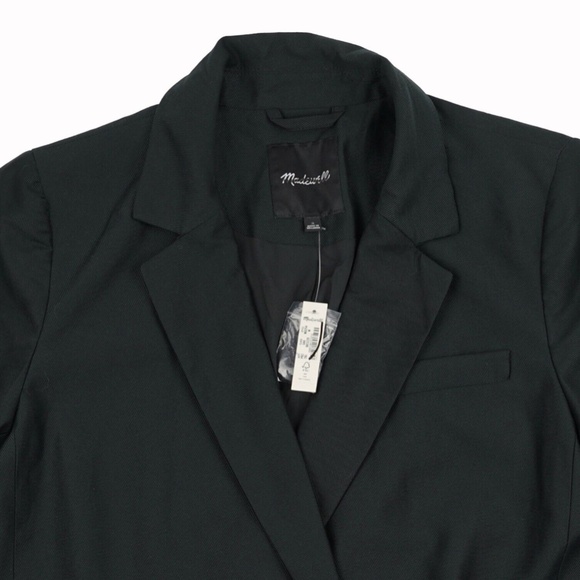 New Madewell Caldwell Double-Breasted Blazer in Black - Picture 6 of 6